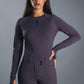 baselayer haut technique thermique  mauve violet prune Wersatile Equestrian Designer - vêtements d'équitation