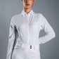 chemise technique blanche concours Wersatile Equestrian Designer - vêtements d'équitation